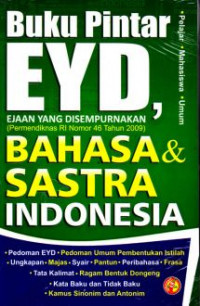 Image of Buku Pintar EYD, Bahasa dan Sastra Indonesia