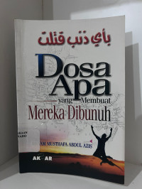 Image of Dosa Apa yang membuat mereka dibunuh
