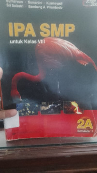 Image of IPA SMP untuk kelas VIII