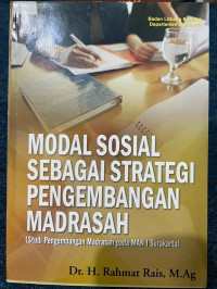 Image of Modal sosial sebagai strategi pengembangan madrasah