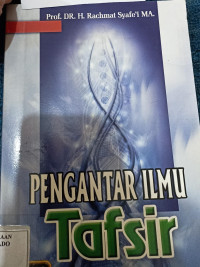 Image of Pengantar Ilmu Tafsir