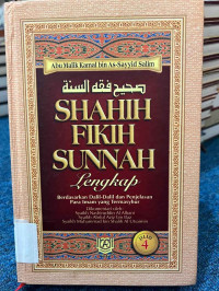 Image of Shahih fiqih sunnah (jilid 4)