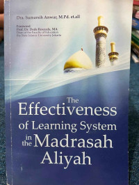 Image of the effectiveness learning system in the madrasah aliyah